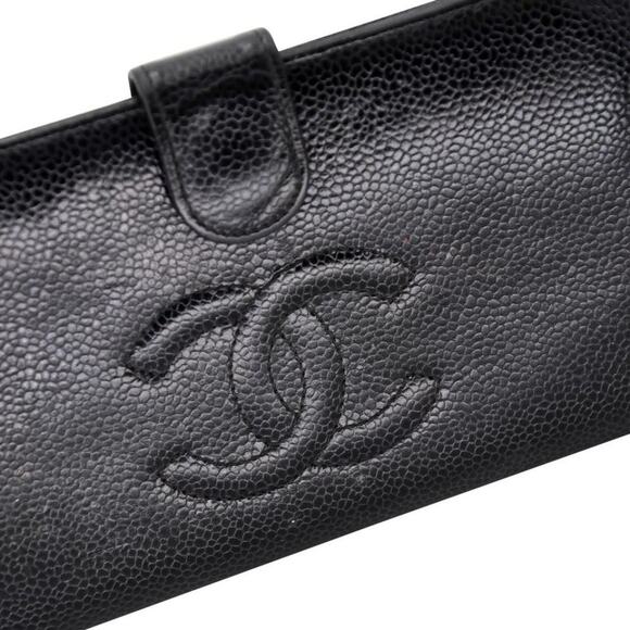 Chanel Caviar CC Long Leather French Purse Wallet CC-1029P-0017 - Picture 8 of 12